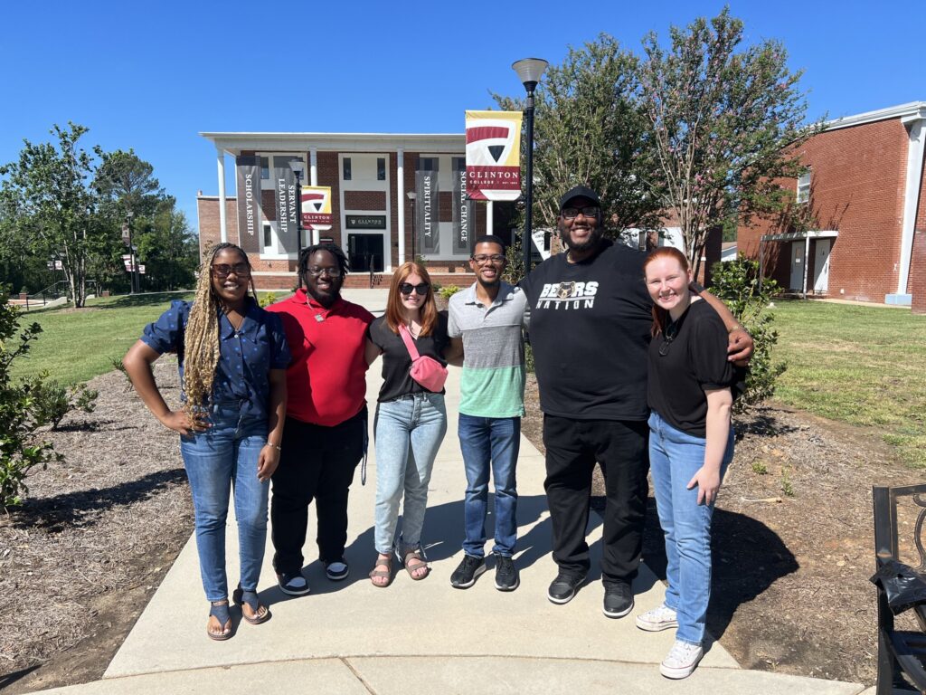 Furman College Advising Corps with Clinton College staff members